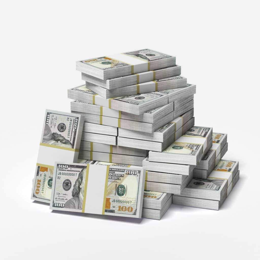 Pile of money