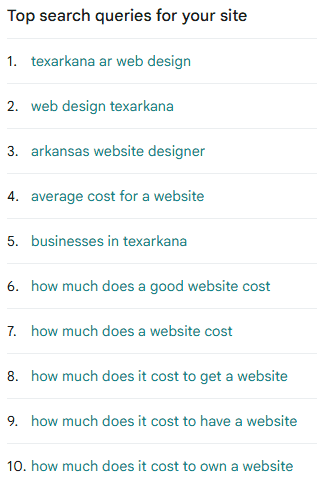 Picture of keywords